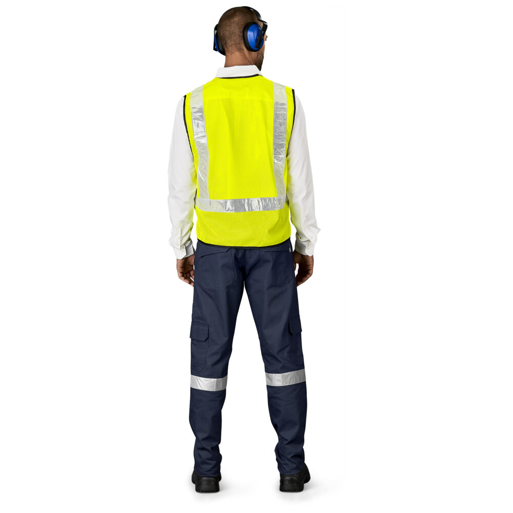 ALT-1202-Y_MOBK8_default Airport Hi-Viz Reflective Full Zip Vest ALT-1202-Y_default