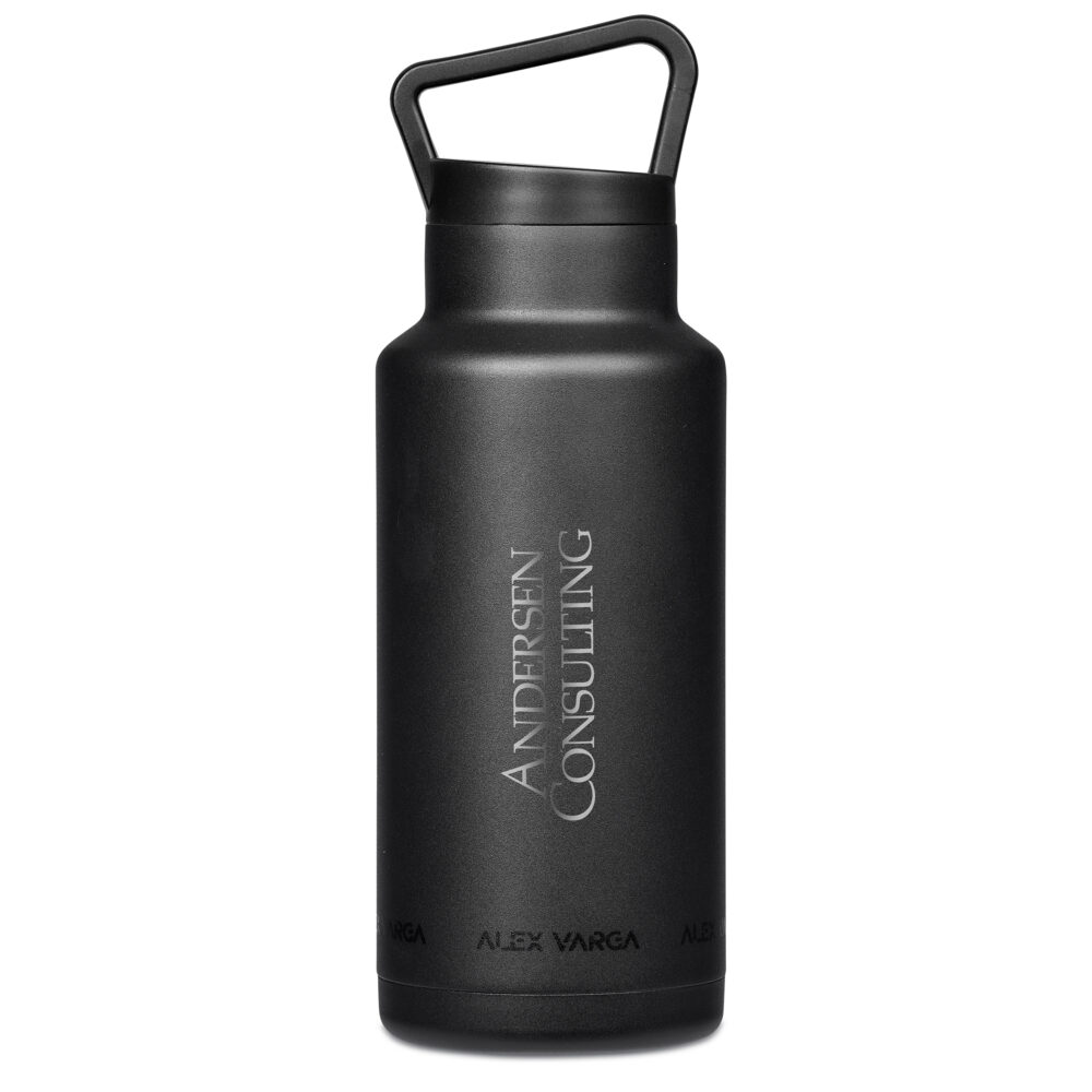 Alex Varga Barbella Stainless Steel Vacuum Water Bottle - 1 Litre by brandxellence