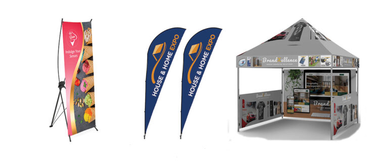 BrandXellence Branding Branded Products display branding signage