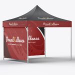 Branded Aluminium Gazebo Dye Sublimation Johannesburg - printed by brandxellence branding company johannesburg2