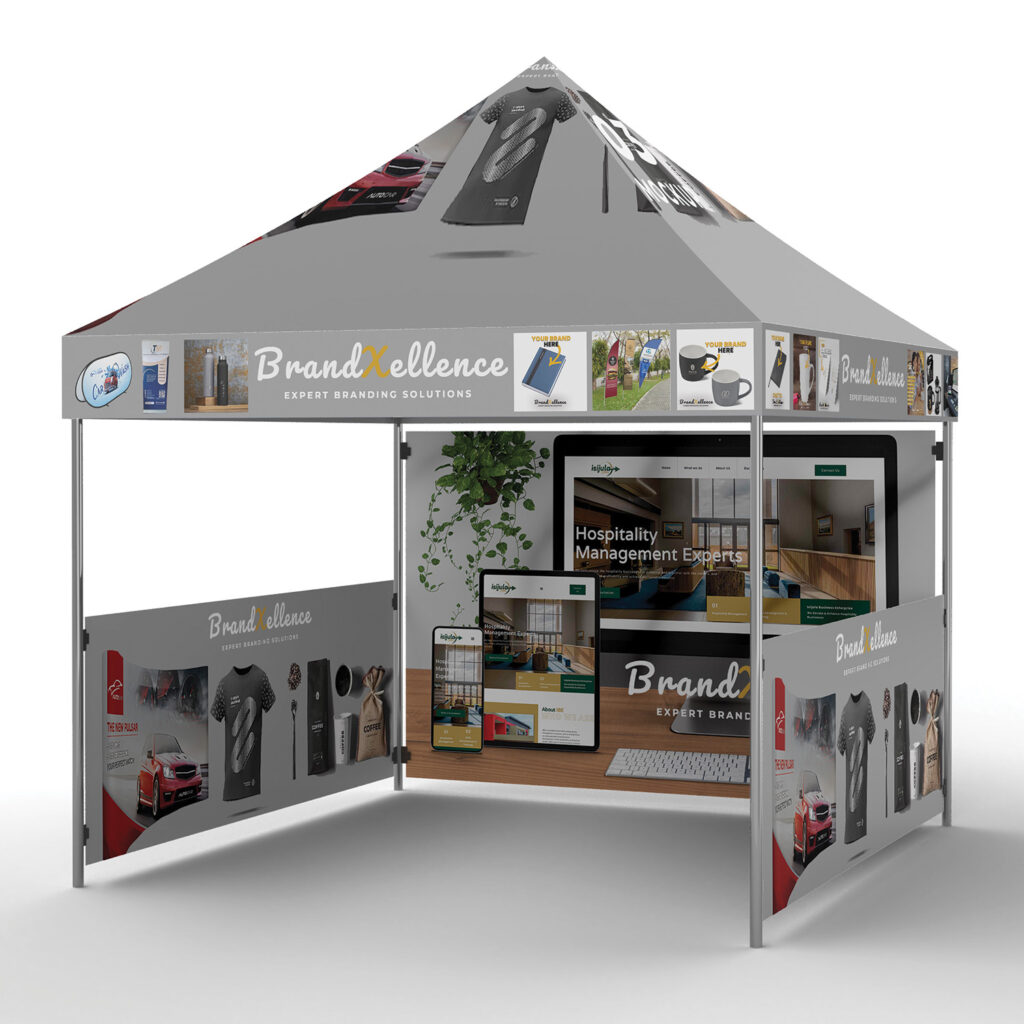 Brandxellence 3m x 3m Aluminium Gazebo