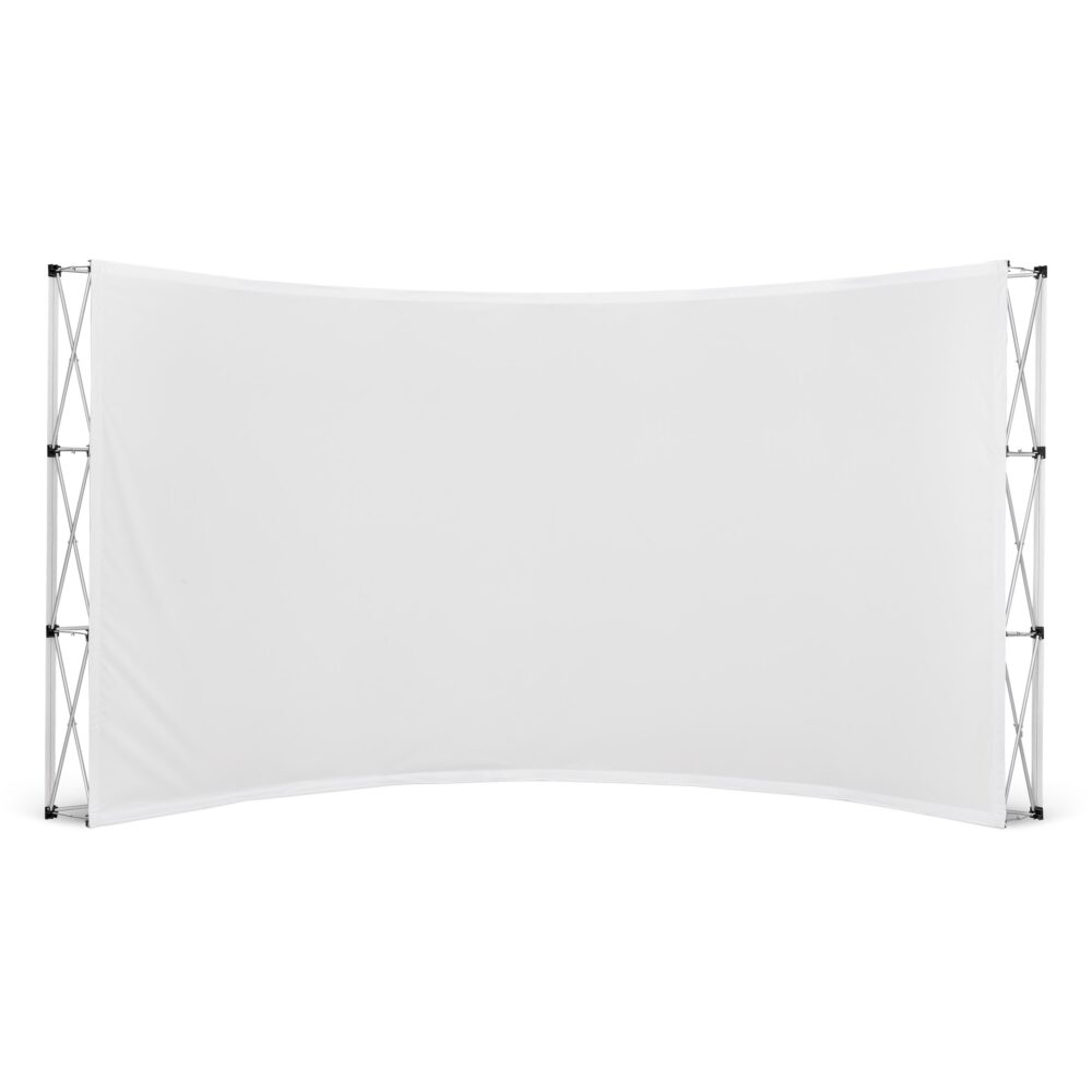 Curved Banner Wall 4.2m x 2.25m blank Curved Banner Wall 4.25m x 2.25m by brandxellence blank example
