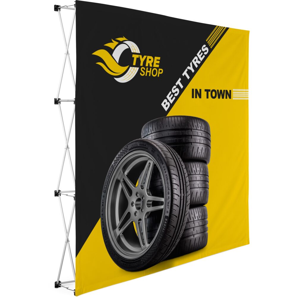 BrandXellence Straight Banner Wall 2.25m x 2.25m DISPLAY-3055_default BrandXellence Straight Banner Wall 2.25m x 2.25m