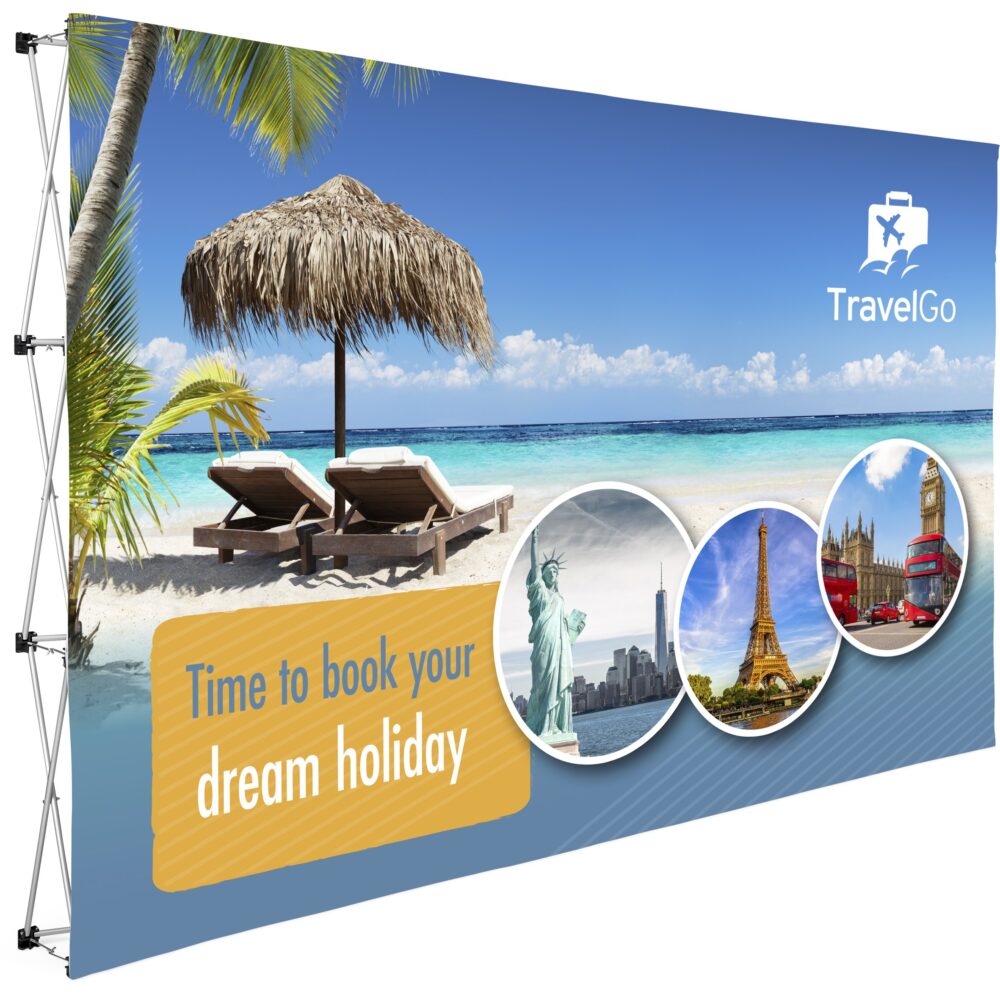 Straight Banner Wall 3.75m x 2.25m Straight Banner Wall 3.75m x 2.25m