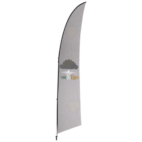 Legend 3m Sublimated Arcfin Double-Sided Flying Banner by BrandXellence