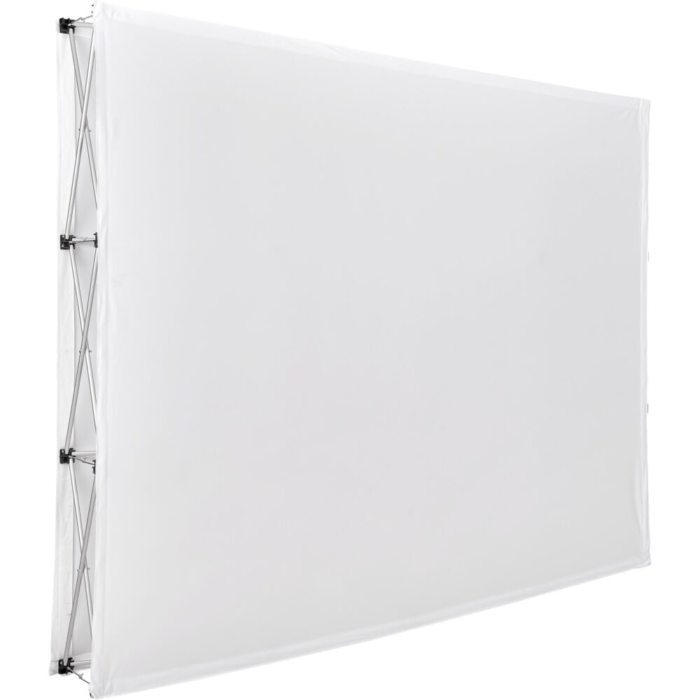 Double-Sided Straight Banner Wall 3m x 2.25m blank by brandxellence