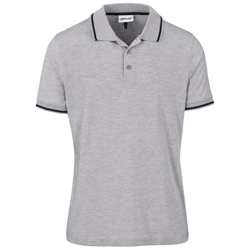 Mens Reward Golf Shirt in Grey by brandxellence GS-AL-273-A-GY-GHBK_default