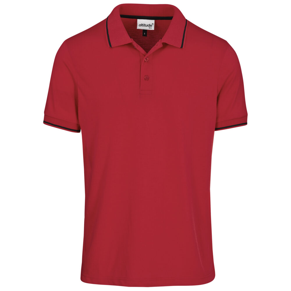 Mens Reward Golf Shirt in red by brandxellence GS-AL-273-A-R_default