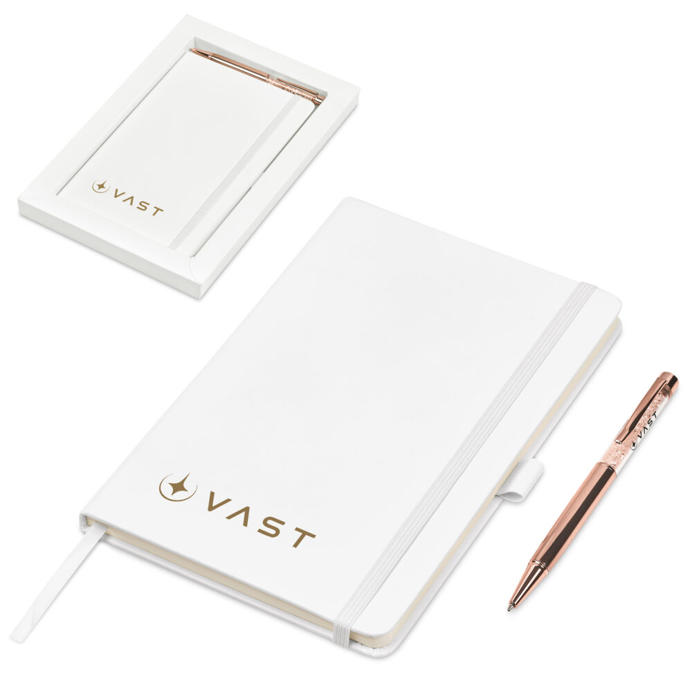 Hailford Notebook & Pen Set Hailford Notebook and Pen Set GF-AM-1167-B-01 by brandxellence