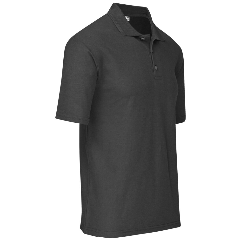 Mens Basic Pique Golf Shirt ALT-BBM-BL-GHBK_default charcoal by brandxellence