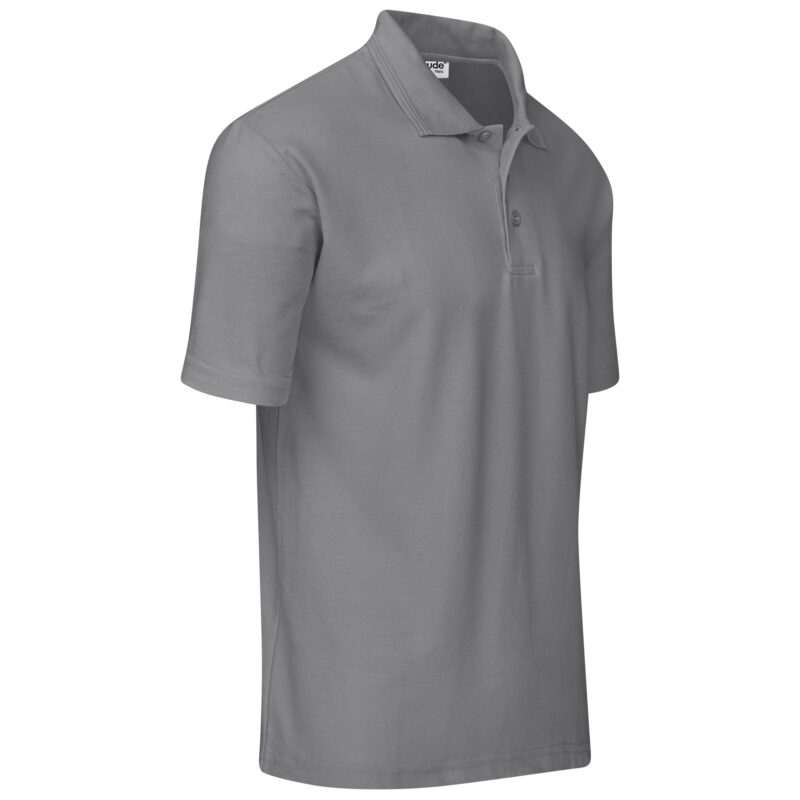 Mens Basic Pique Golf Shirt ALT-BBM-GY_default in grey by brandxellence