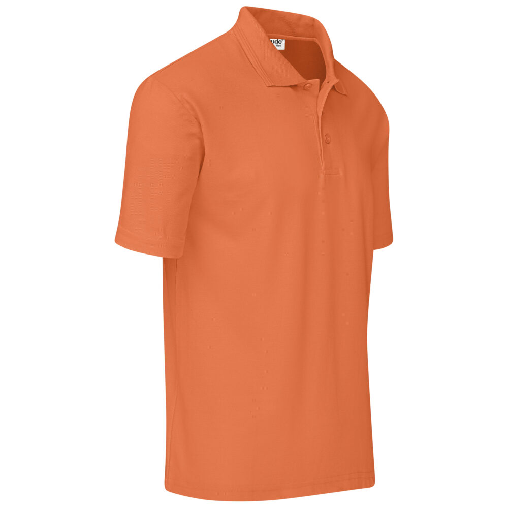 Mens Basic Pique Golf Shirt ALT-BBM-O_default in orange by brandxellence