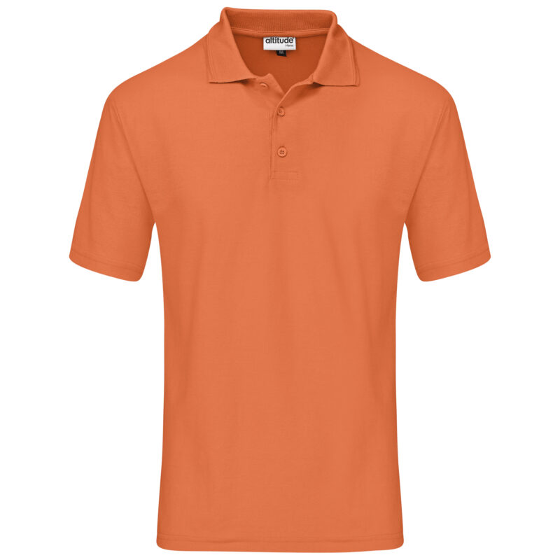 Mens Basic Pique Golf Shirt ALT-BBM-O_default in orange by brandxellence