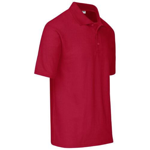 Mens Basic Pique Golf Shirt ALT-BBM-R_default in red by brandxellence