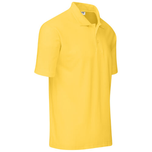 Mens Basic Pique Golf Shirt ALT-BBM-Y_default in yellow by brandxellence