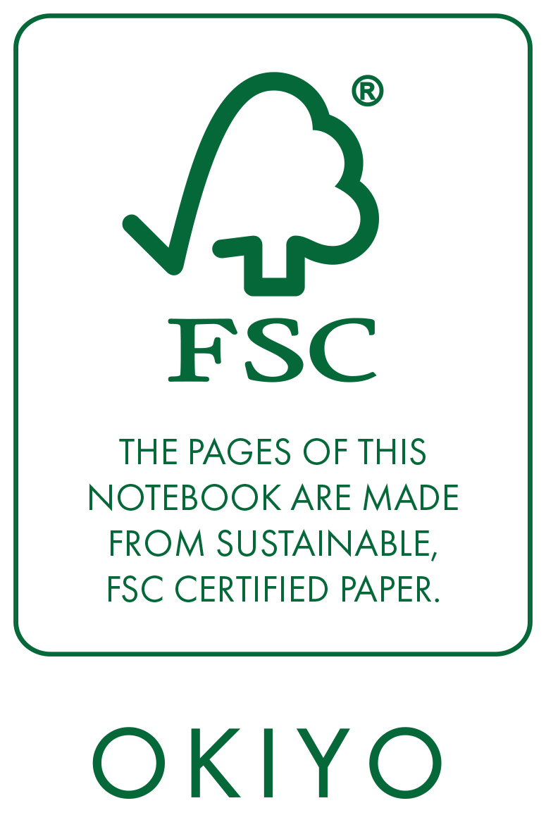 Okiyo Fsc Certified Paper A5 Hard Cover Notebook NF-OK-158-B_default by brandxellence