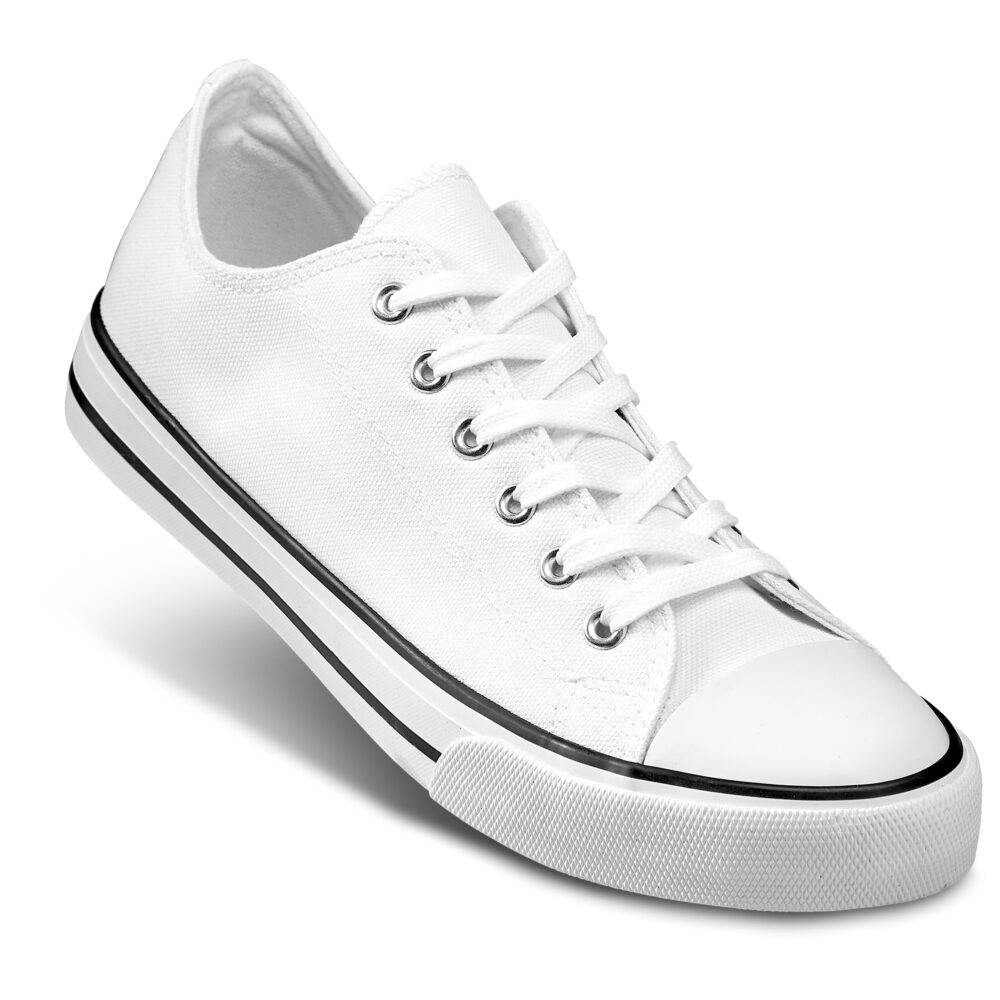 Unisex Trendi Canvas Sneaker white ALT-TRD-W-GHFR_1_default Unisex Trendi Canvas Sneaker White by Brandxellence