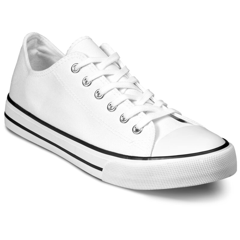 Unisex Trendi Canvas Sneaker White by Brandxellence