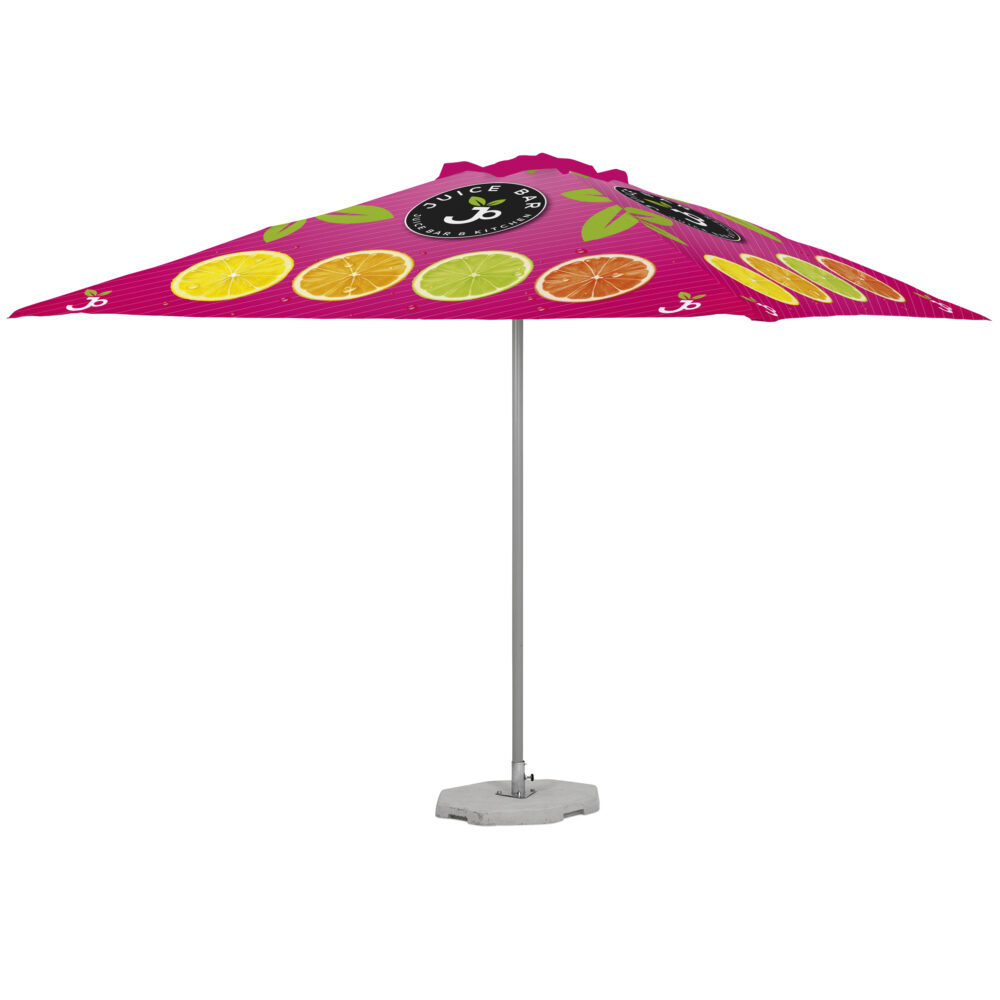 Sublimated Parasol Single Pole 3m x 3m by brandxellence Sublimated Parasol Single Pole 3m x 3m by brandxellence