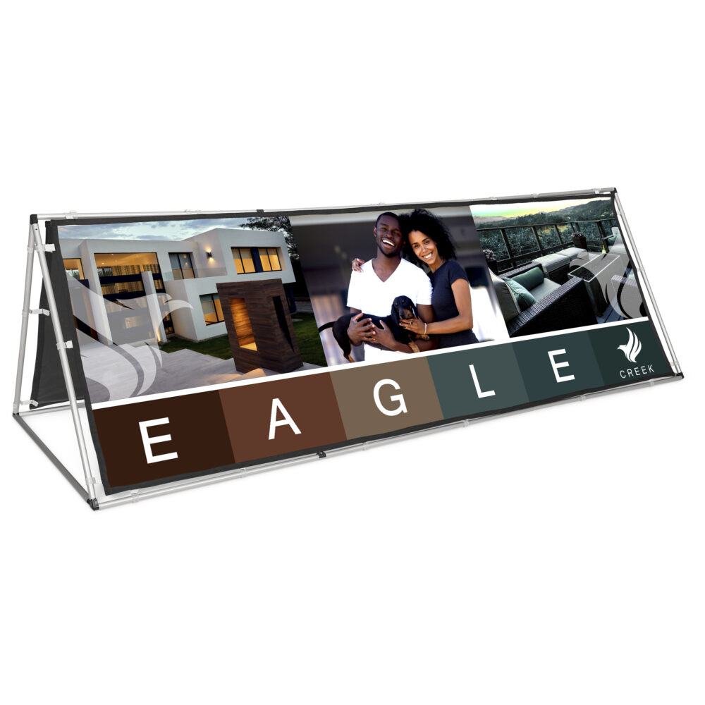 Fade Resistant A-Frame With Fabric Print 3m x 1m by BrandXellence Fade Resistant A-Frame With Fabric Print 3m x 1m by BrandXellence