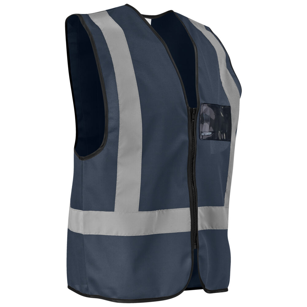 Direction En4 Hi-Viz Reflective Full Zip Vest navy ALT-1201-N-GHSI_default