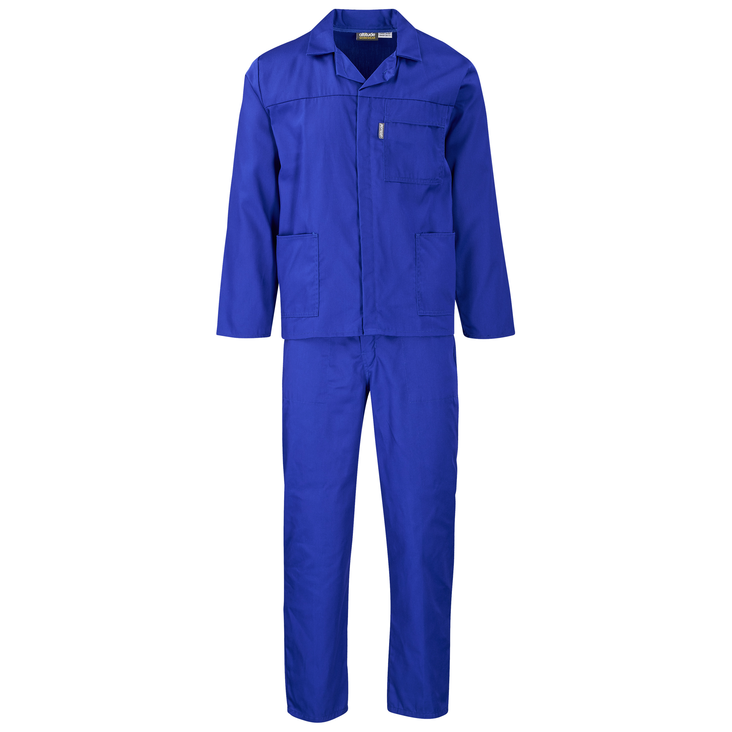 Trade Polycotton Conti Suit royal blue ALT-1101-RB_default by brandxellence workwear