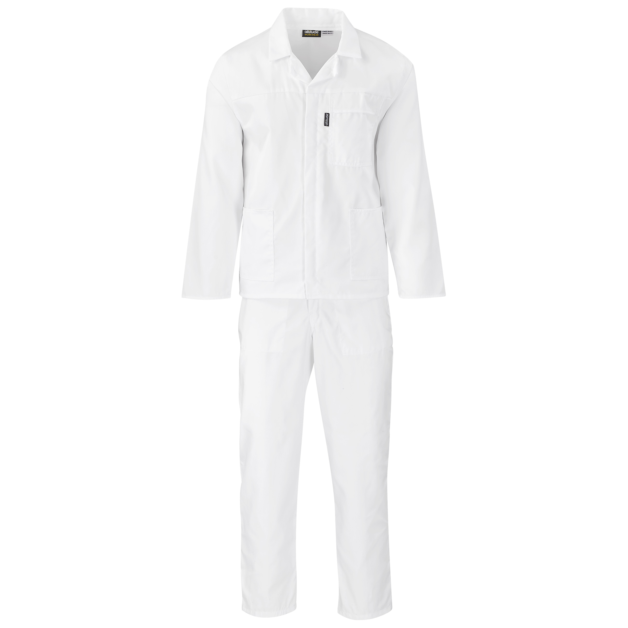 Trade Polycotton Conti Suit white ALT-1101-W_default by brandxellence workwear