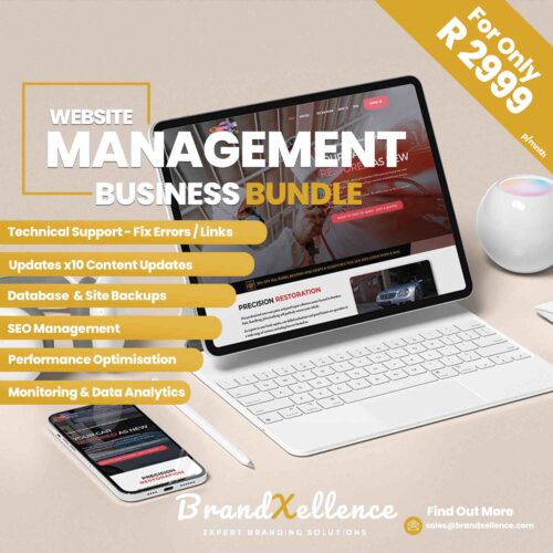 Website Management Business Bundle by brandxellence - image shows the deal and what you get