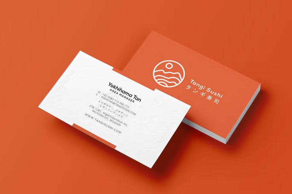 image shows business card designed and printed by brandxellence - get business cards print business cards
