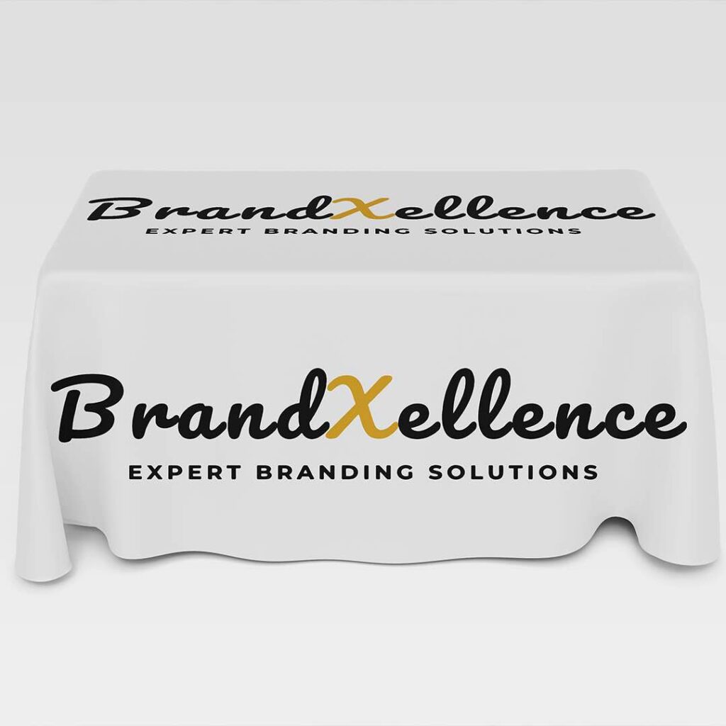 branded talbe cloth branded tablecloths johannesburg by brandxellence