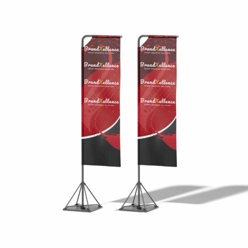 telescopic banner set of 2 single sided Rectangular Flag Banner Telescopic banner Mockup example - brandxellence branding company johannesburg telescopic banner set of 2 single sided Rectangular Flag Banner Telescopic banner Mockup example - brandxellence branding company johannesburg